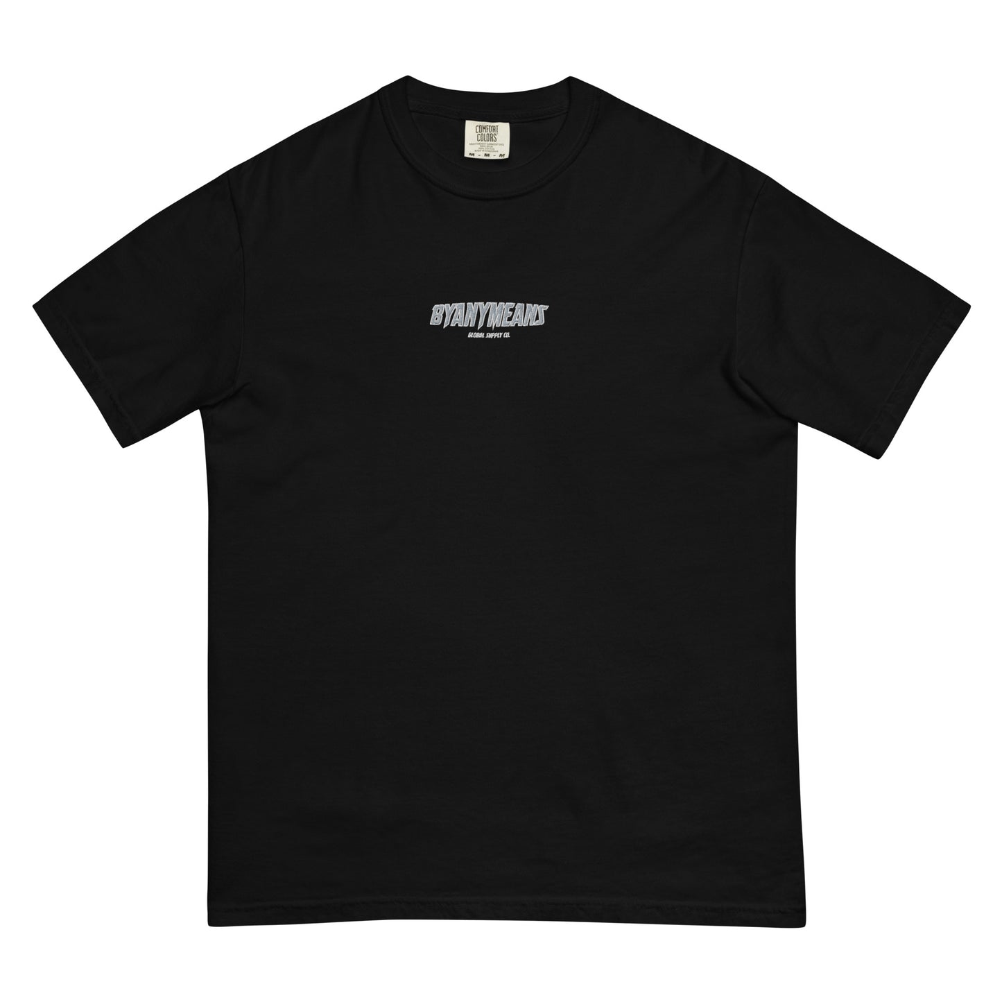 STEEL EMBROIDERED TEE